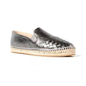 Bottega Veneta Gala Metallic Leather Espadrilles